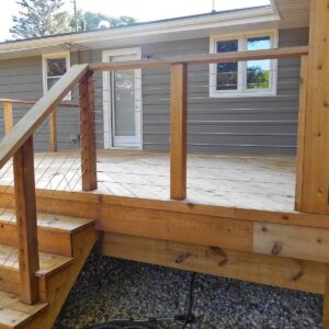 deck project by A-Team Construction