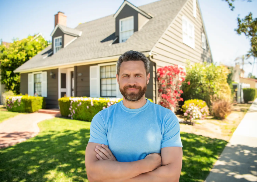 Hiring a roofing contractor reviewing shingle samples with homeowner