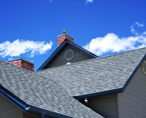 Madison home with new budget-friendly roofing shingles installed by pros